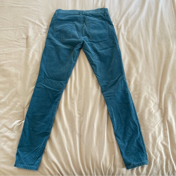 GAP 1969 Corduroy Women’s Skinny Pants Size 25 Blue - Picture 4 of 5